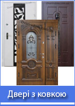 Купити двері з ковкою та секлом в Борисполі