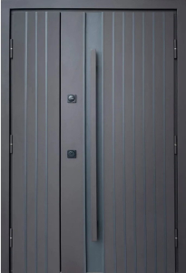 Полуторні двері Айрон Метал/МДФ з Терморозривом