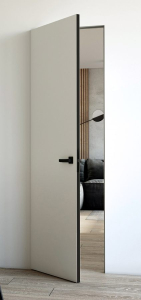 DV-2 Дверь скрытого монтажа+ черный торец AL