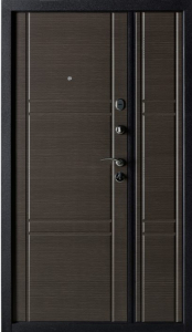 Полуторные двери DV-130 Метал-МДФ