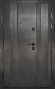DV-157 полуторные наружные металлические двери 1200×2050