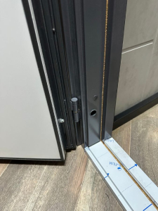 Двери с Терморазрывом Эталон Грей Металл мдф