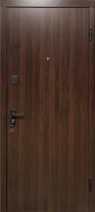 Гладь Темный орех — входная дверь в квартиру