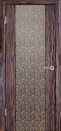 Міжкімнатні двері Глазго декор Золота гілка