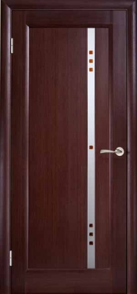 Межкомнатная дверь Калипсо Фиджи, фьюзинг коричневый, шп.венге
