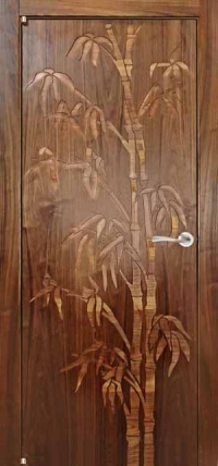Межкомнатная дверь Престиж Бамбук "Вудок"