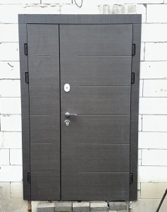 Аризона полуторні двері сірі преміум