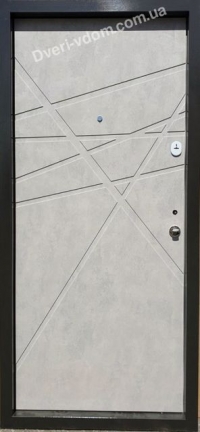 Стоун Протект бетон сірий - двері  в квартиру