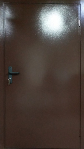 Металеві двері "Техно-4" (коричневі РАЛ 8017)
