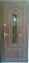 Вхідні двері Лакоста "Класік" з ковкою