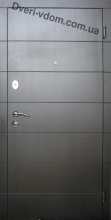 Алегро (черно-белые) с терморазрывом уличные двери