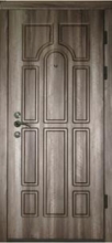 Входные двери Каскад- Арка седой орех