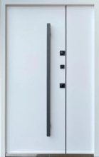 Полуторні двері Айрон Метал/МДФ з Терморозривом