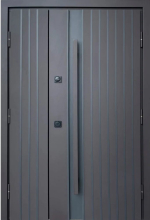 Полуторные двери Айрон Метал/МДФ с Терморазрывом