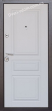 Прайм венге/біле дерево Еліт - двері в квартиру