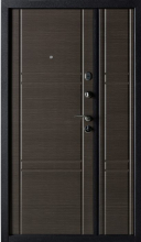 Полуторные двери DV-130 Метал-МДФ