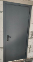 Металеві двері «М-1» (Графіт) вулиця