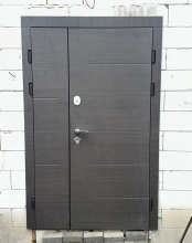 Полуторные входные двери Лакоста  Премиум (улица)