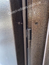 Полуторні  двері вуличні «Молоток» (коричневі)