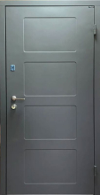 Стріт- АРТ метал мдф вуличні двері фарбовані. Антрацит