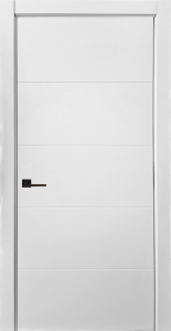 Міжкімнатні двері Ultra-005 Ral 9003  фарбовані біла емаль