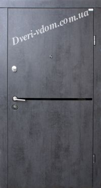 Форт Літа BLACK Стандарт - двері в квартиру