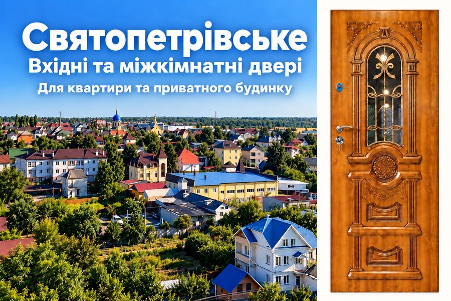 Святопетрівське — вхідні та міжкімнатні двері