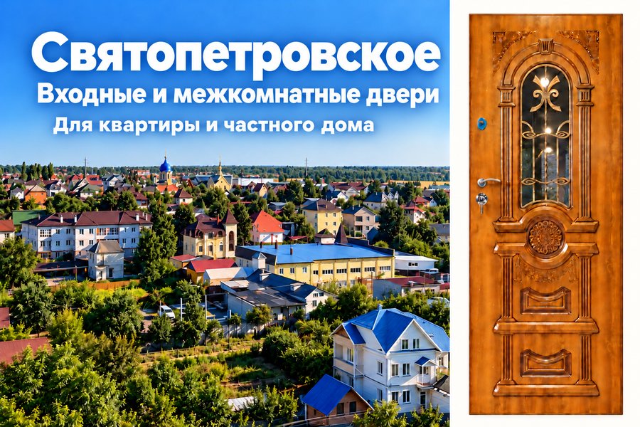 Святопетровское — входные и межкомнатные двери для квартиры и частного дома